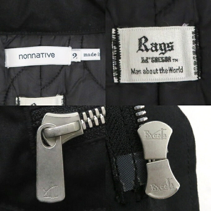 nonnative x Rags McGREGOR Black Military Coat Size 2