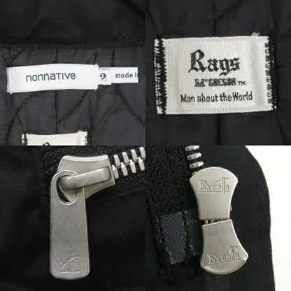 nonnative x Rags McGREGOR Black Military Coat Size 2