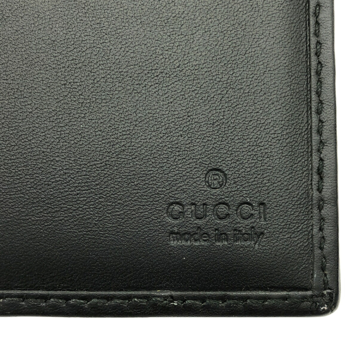 Gucci Black GG Canvas Leather Bi-Fold Wallet