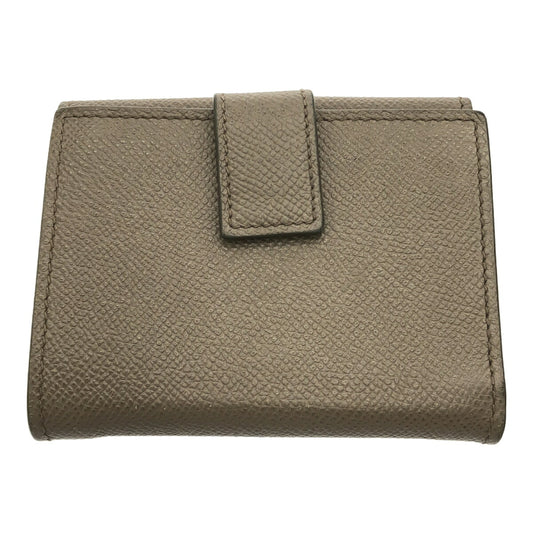 Salvatore Ferragamo Greige Ribbon Wallet