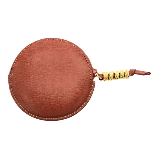 LOEWE Velazquez Round Leather Coin Wallet