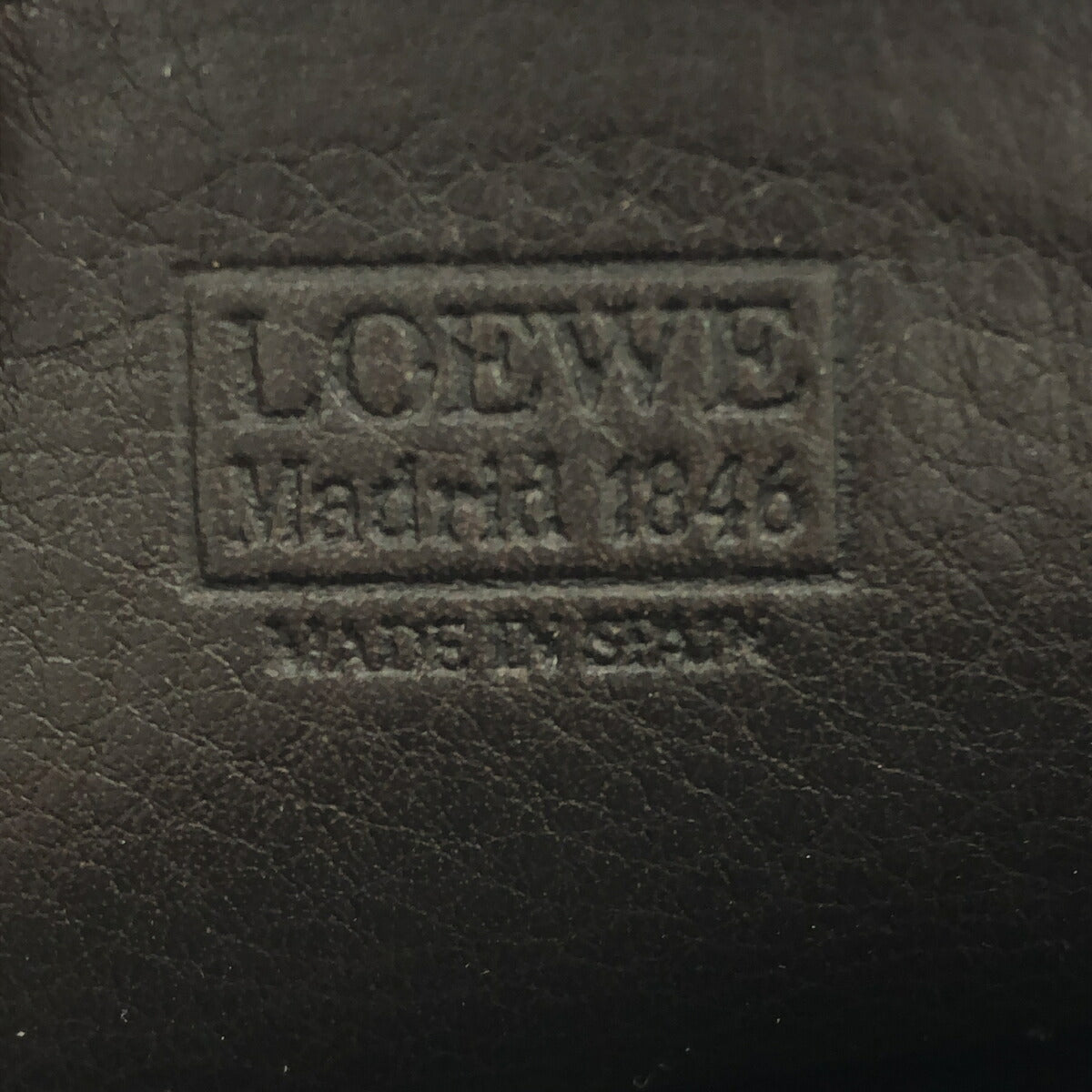 LOEWE Velazquez Round Leather Coin Wallet