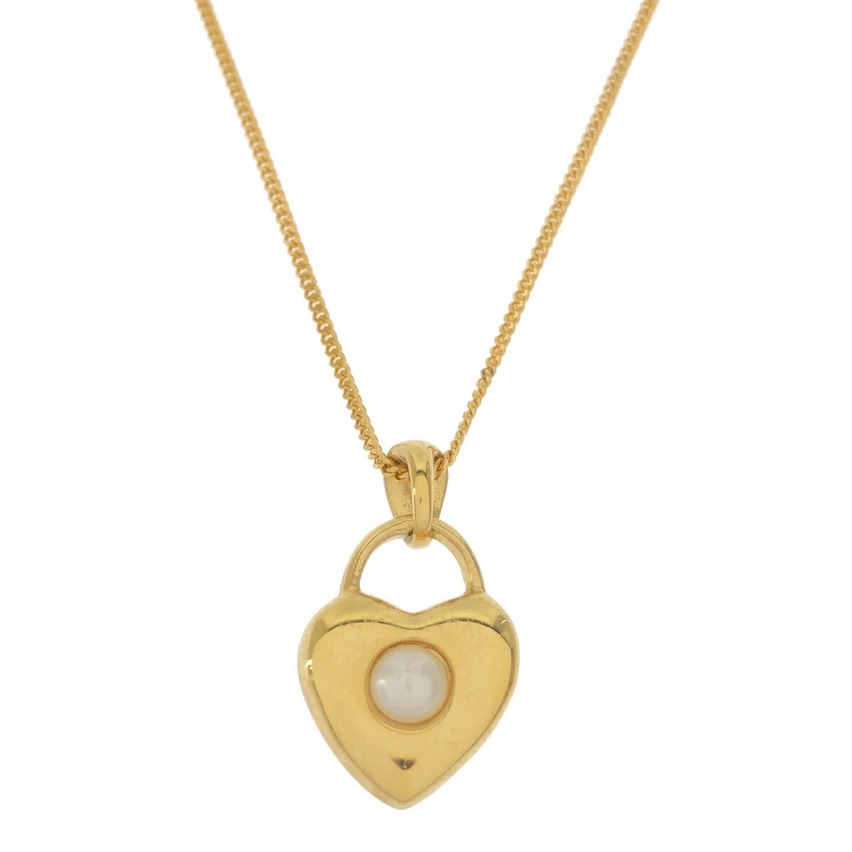 GIVENCHY Gold Plated Heart Necklace