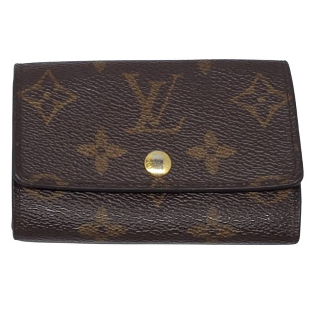 LOUIS VUITTON Monogram Multiclé 6 Key Holder Brown