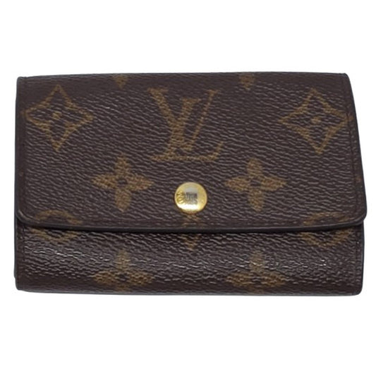 LOUIS VUITTON Monogram Multiclé 6 Key Holder Brown