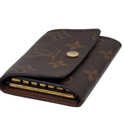 LOUIS VUITTON Monogram Multiclé 6 Key Holder Brown