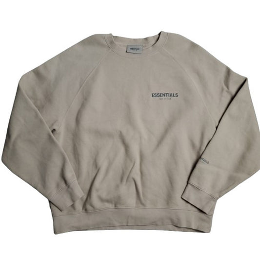 Fear of God ESSENTIALS Reflector Logo Crewneck Size L