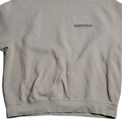 Fear of God ESSENTIALS Reflector Logo Crewneck Size L