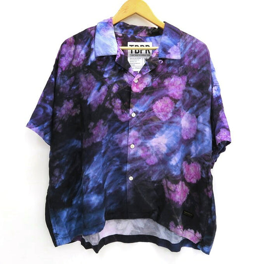TIGHTBOOTH PRODUCTION Color Wave Aloha Shirt Ppl/Blue Size M