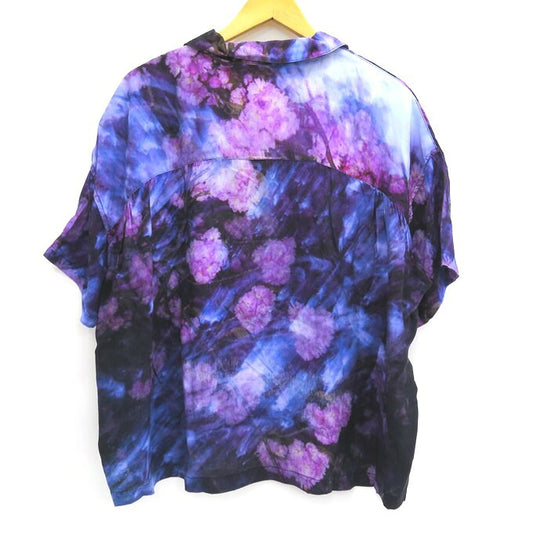 TIGHTBOOTH PRODUCTION Color Wave Aloha Shirt Ppl/Blue Size M