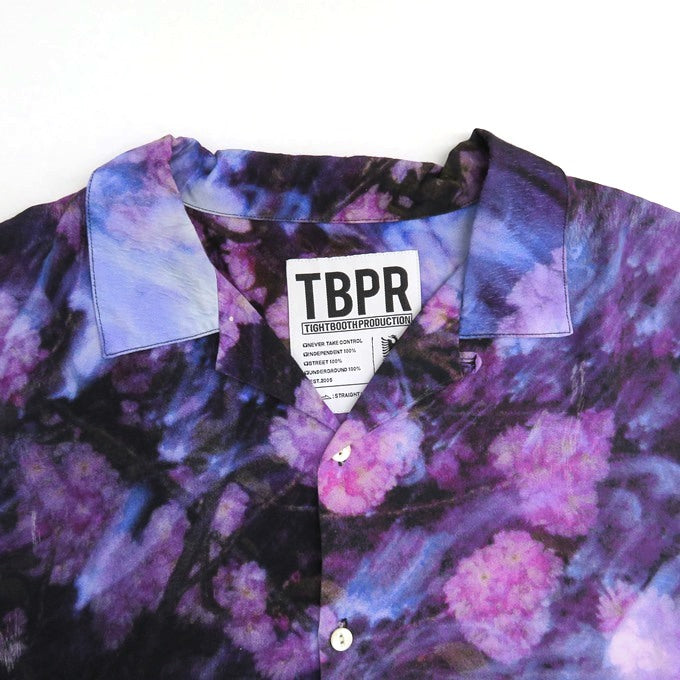 TIGHTBOOTH PRODUCTION Color Wave Aloha Shirt Ppl/Blue Size M
