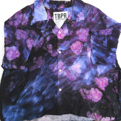 TIGHTBOOTH PRODUCTION Color Wave Aloha Shirt Ppl/Blue Size M