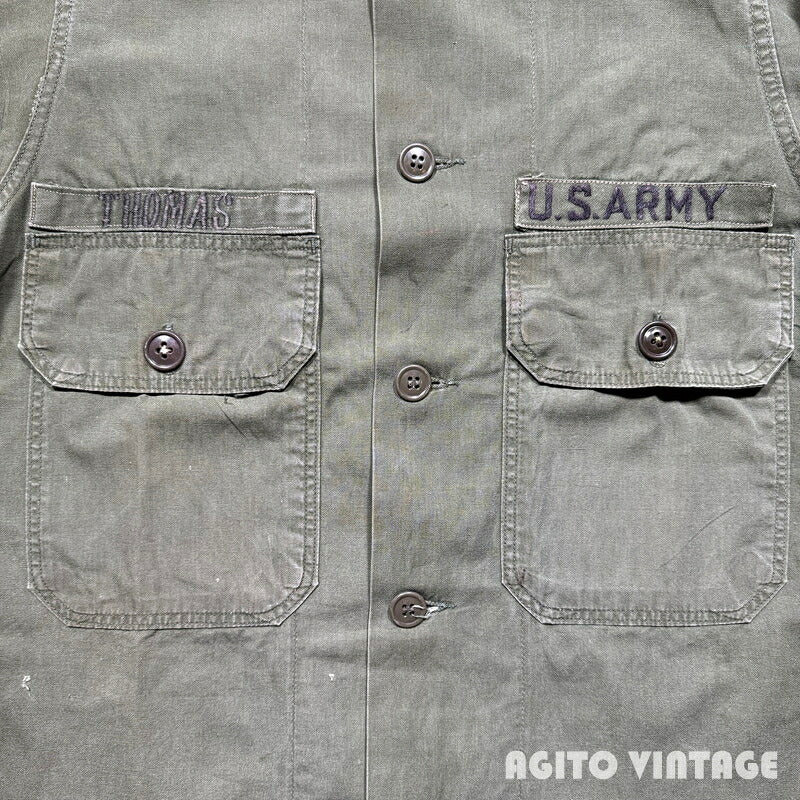 U.S.ARMY 60s Cotton Poplin Utility Jacket OG-107 Size M