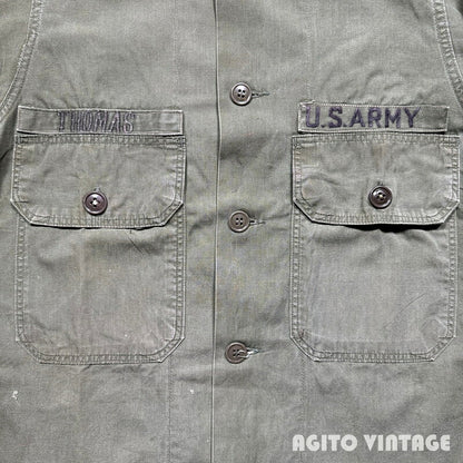 U.S.ARMY 60s Cotton Poplin Utility Jacket OG-107 Size M