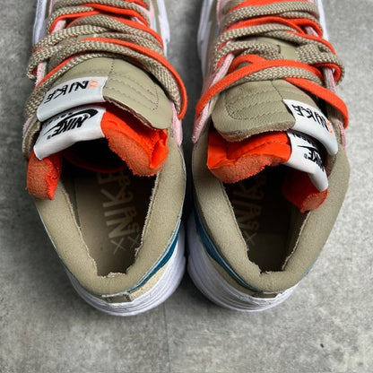 NIKE Sacai KAWS Blazer Low Reed Sneakers Size 27.5
