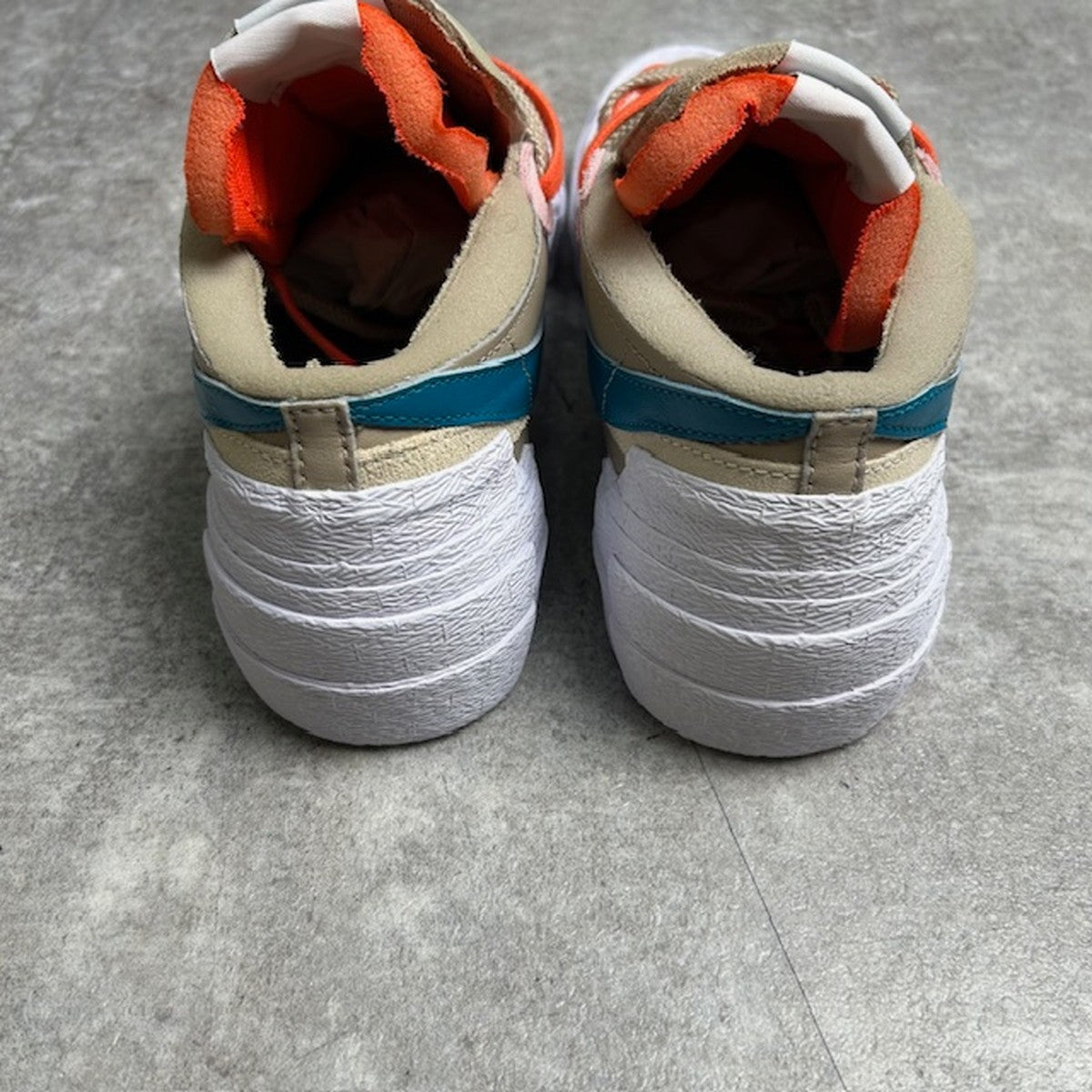 NIKE Sacai KAWS Blazer Low Reed Sneakers Size 27.5