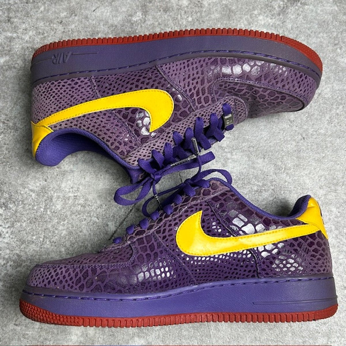 NIKE Air Force 1 Low Eddie Cruz Sneakers Purple Size 28cm