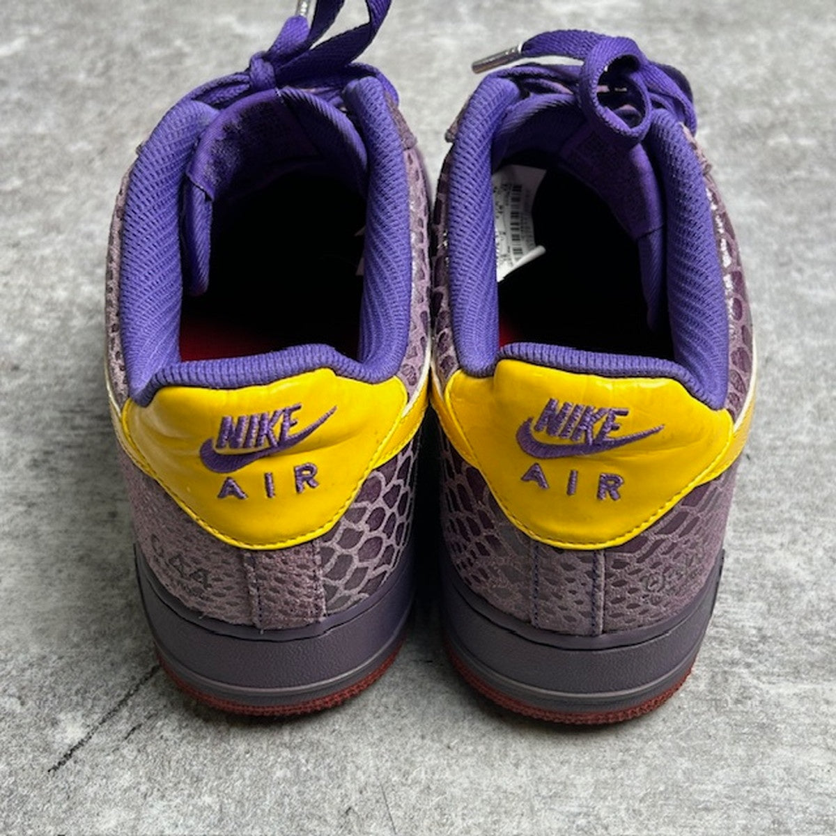NIKE Air Force 1 Low Eddie Cruz Sneakers Purple Size 28cm