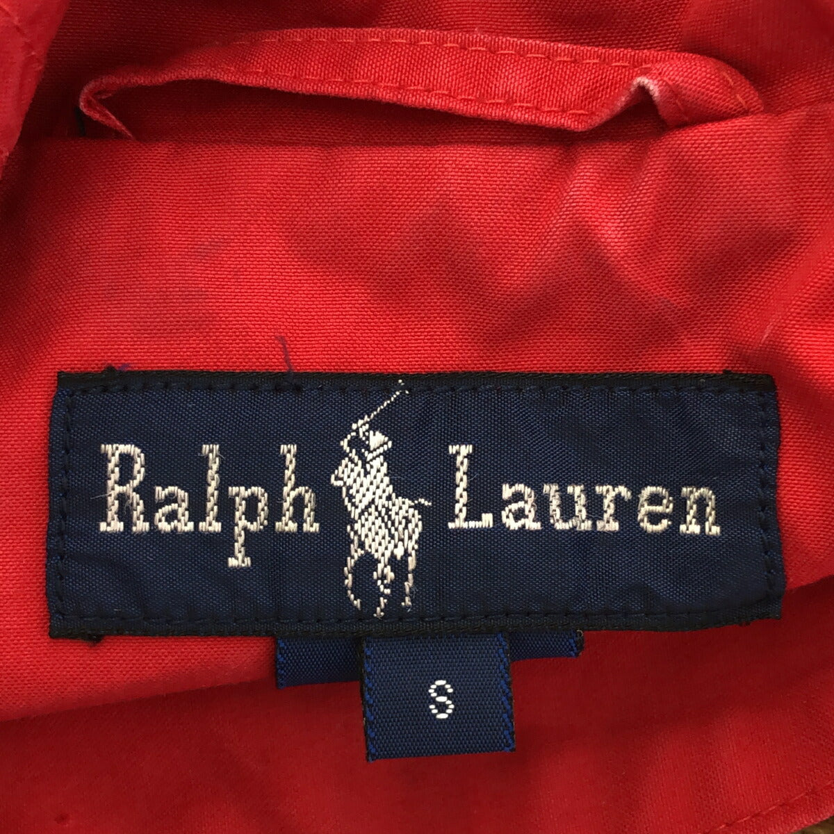 Ralph Lauren 90s Cotton Duffle Coat Red Size S