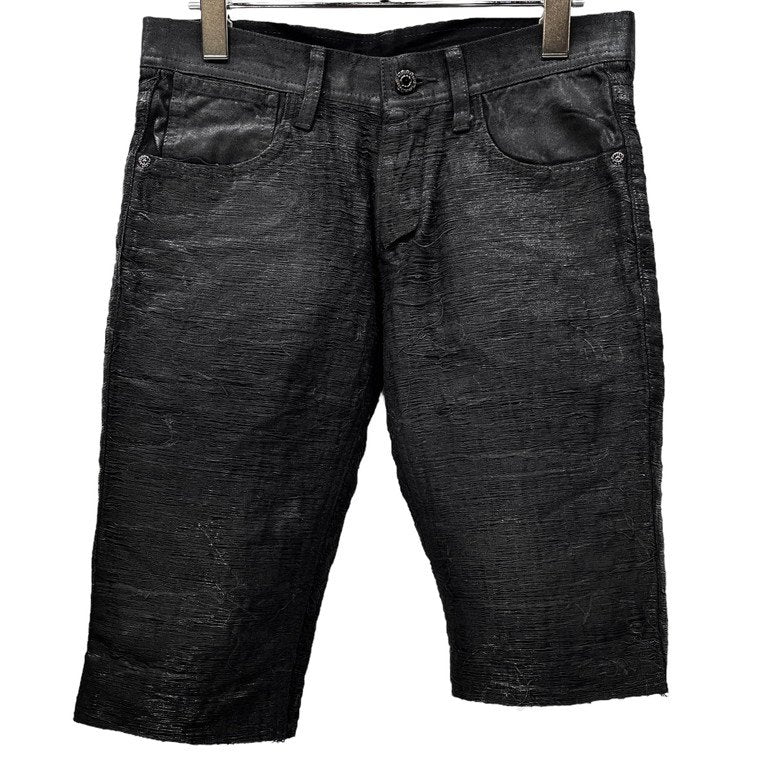 BLACK BARRETT by Neil Barrett Coated Denim Shorts Size 1