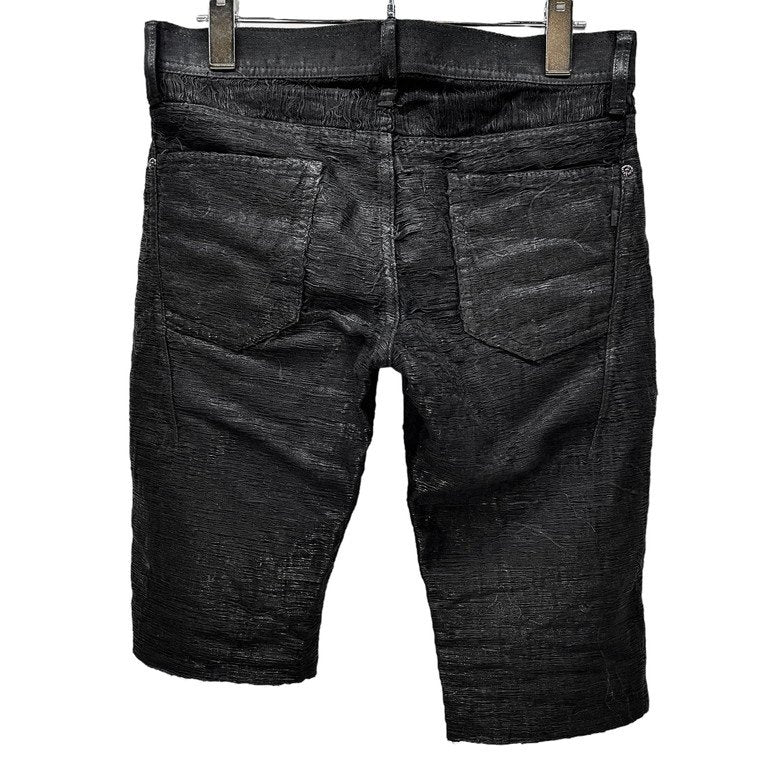BLACK BARRETT by Neil Barrett Coated Denim Shorts Size 1