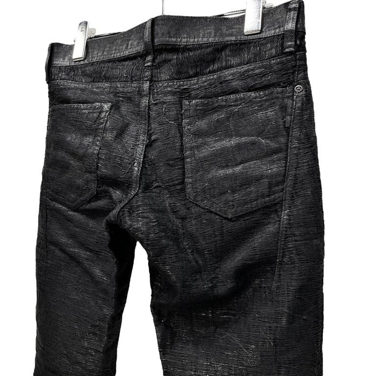 BLACK BARRETT by Neil Barrett Coated Denim Shorts Size 1