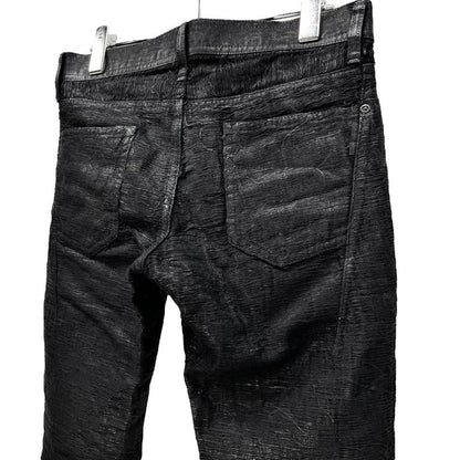 BLACK BARRETT by Neil Barrett Coated Denim Shorts Size 1