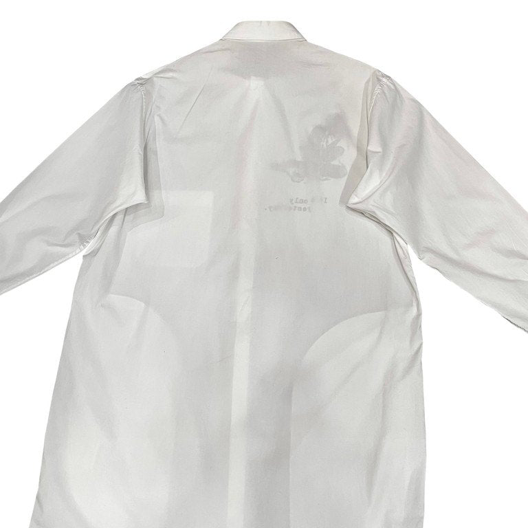 Yohji Yamamoto 19SS Sketch Print Shirt Coat Size 2