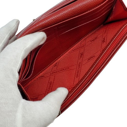 LONGCHAMP Le Foulonne Leather Long ONE SIZE Wallet Size ONE SIZE