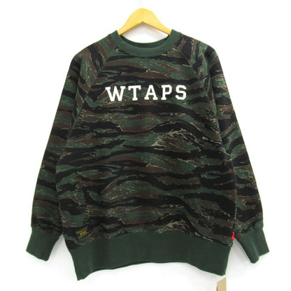 WTAPS Design Crewneck Tiger Stripe Camo Sweatshirt Size M