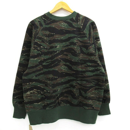 WTAPS Design Crewneck Tiger Stripe Camo Sweatshirt Size M
