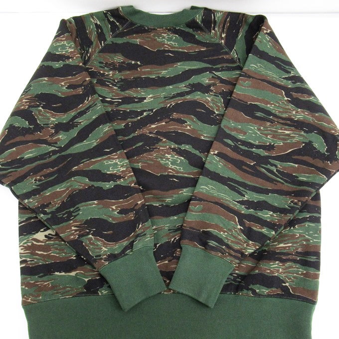 WTAPS Design Crewneck Tiger Stripe Camo Sweatshirt Size M