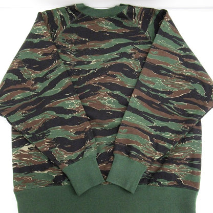 WTAPS Design Crewneck Tiger Stripe Camo Sweatshirt Size M