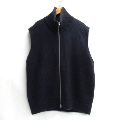 benine 9 Oversized Driver's Knit Vest Navy Size M