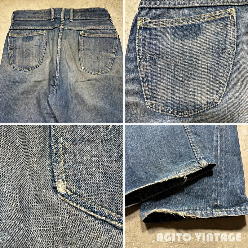 BIG SMITH 50s Buckaroo Western Selvedge Denim Blue