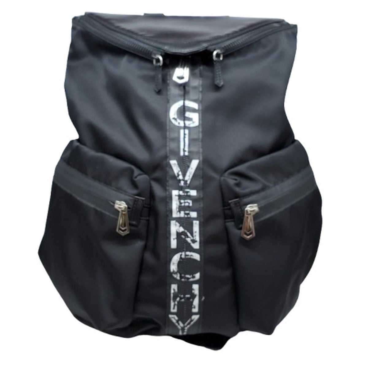 BAG GIVENCHY Logo Nylon Leather Backpack Size ONE SIZE