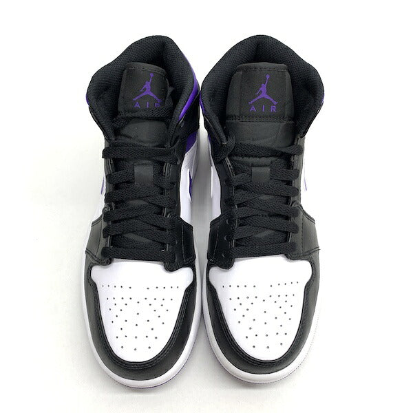 NIKE AIR JORDAN 1 Mid "Court Purple" Sneakers Size 7