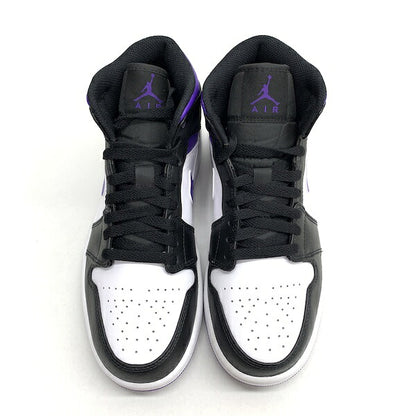 NIKE AIR JORDAN 1 Mid "Court Purple" Sneakers Size 7