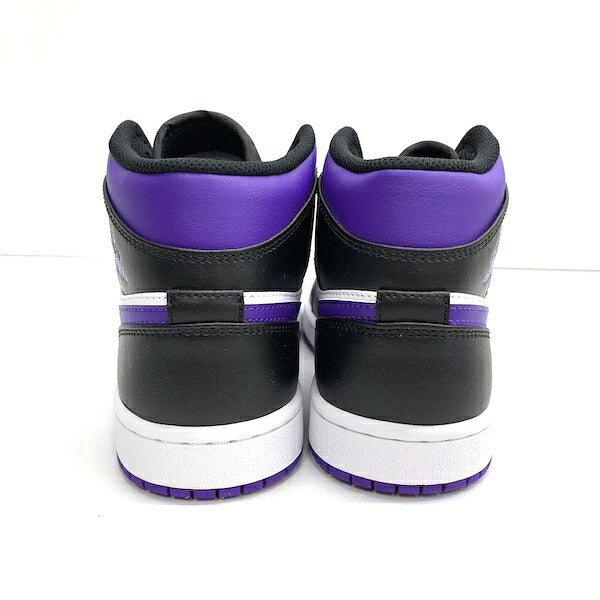 NIKE AIR JORDAN 1 Mid "Court Purple" Sneakers Size 7