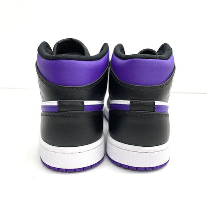 NIKE AIR JORDAN 1 Mid "Court Purple" Sneakers Size 7