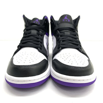 NIKE AIR JORDAN 1 Mid "Court Purple" Sneakers Size 7