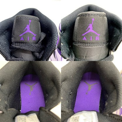 NIKE AIR JORDAN 1 Mid "Court Purple" Sneakers Size 7