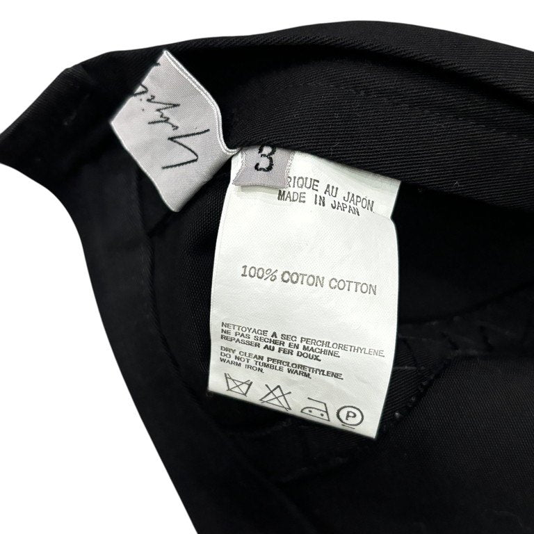 Yohji Yamamoto Femme 03SS Cotton Skirt Black Size 3
