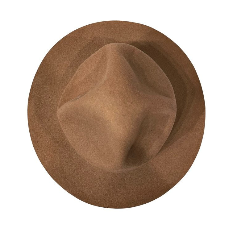 Malcolm Mountain Hat Reconstructed Wool Hat Brown Size FREE