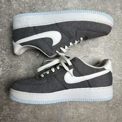 NIKE AIR FORCE 1 '07 Recycled Canvas Sneakers Size 31cm