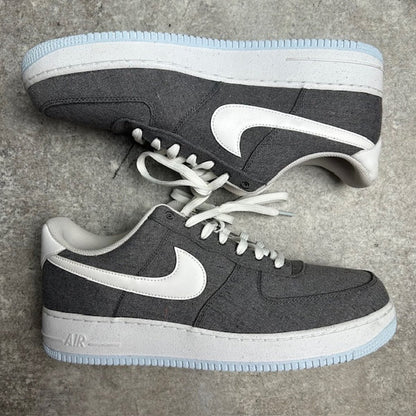 NIKE AIR FORCE 1 '07 Recycled Canvas Sneakers Size 31cm