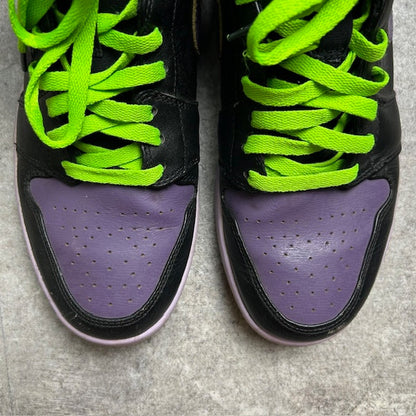 NIKE Air Jordan 1 Retro Mid "Night Joker" Sneakers Size 28.5