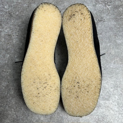 GEORGE COX Suede Wallabee Boots Black Size 7.5