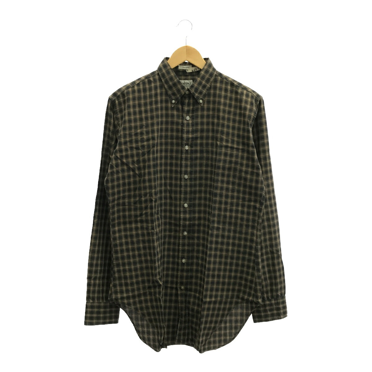 Jacobson's 60s/70s Check Button-Down Shirt Size M