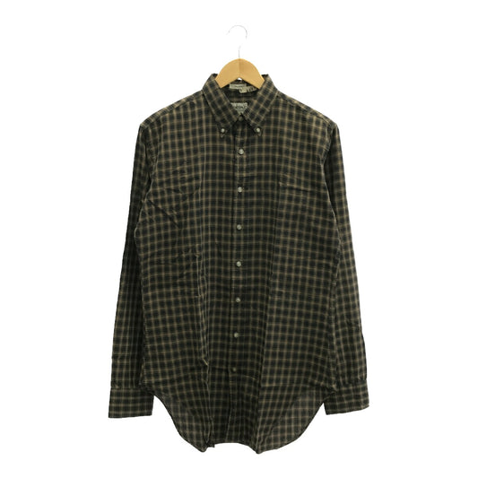 Jacobson's 60s/70s Check Button-Down Shirt Size M